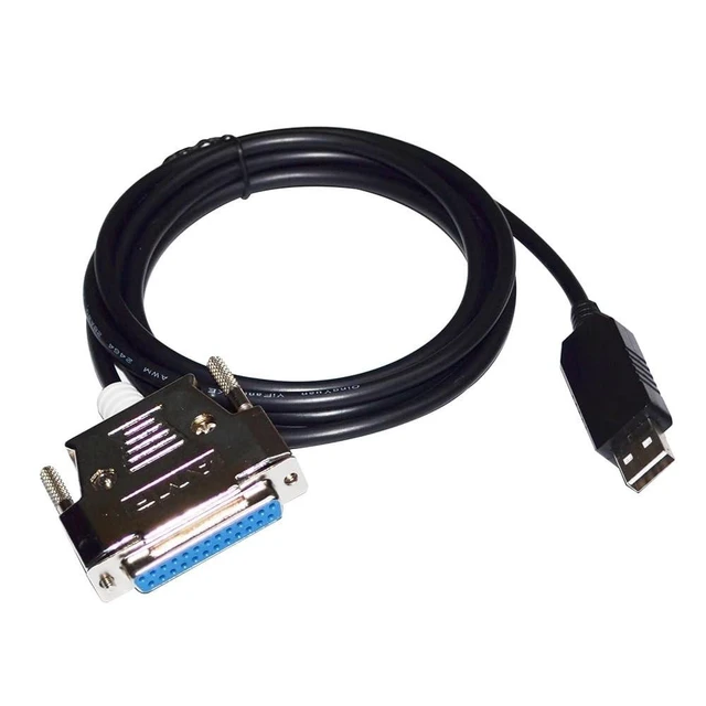 Alt view image 7 of 10 - Pidwaok FT232RL USB to DB25 Female Serial Cable, 1.8M RS232 Communication Cable for BIO-TEK Elisa Readers (PN75053), Parameter Config & Data Download
