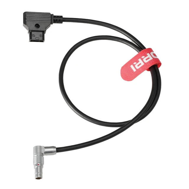 Alt view image 8 of 10 - DRRI Transvideo 5 Pin to Dtap Power Cable for Starlite HD5 ARRI Monitor Only (Right Angle Cable)