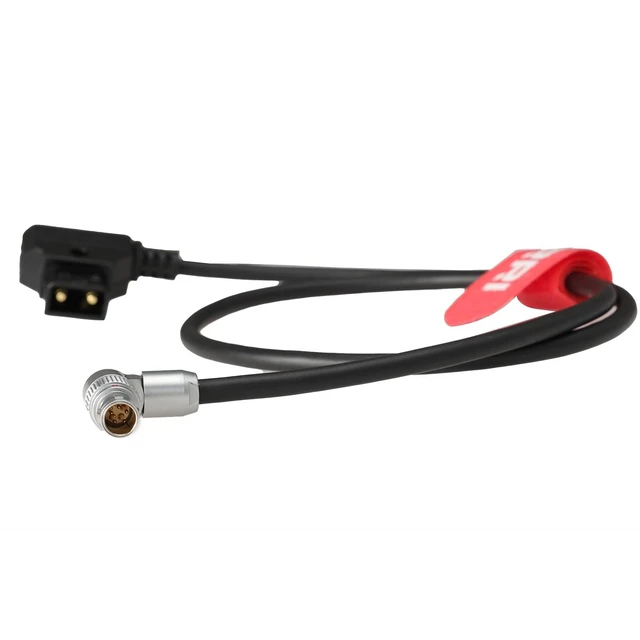 Alt view image 9 of 10 - DRRI Transvideo 5 Pin to Dtap Power Cable for Starlite HD5 ARRI Monitor Only (Right Angle Cable)