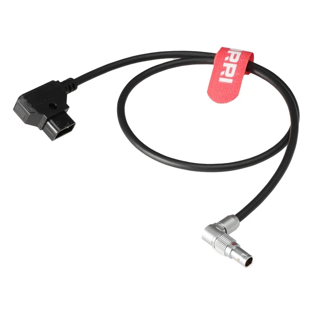 Alt view image 6 of 10 - DRRI Transvideo 5 Pin to Dtap Power Cable for Starlite HD5 ARRI Monitor Only (Right Angle Cable)