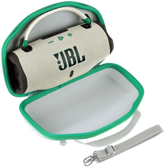 Alt view image 7 of 10 - Lebakort Hard Case Compatible with JBL Charge 6 Waterproof Speaker (Sand Case)