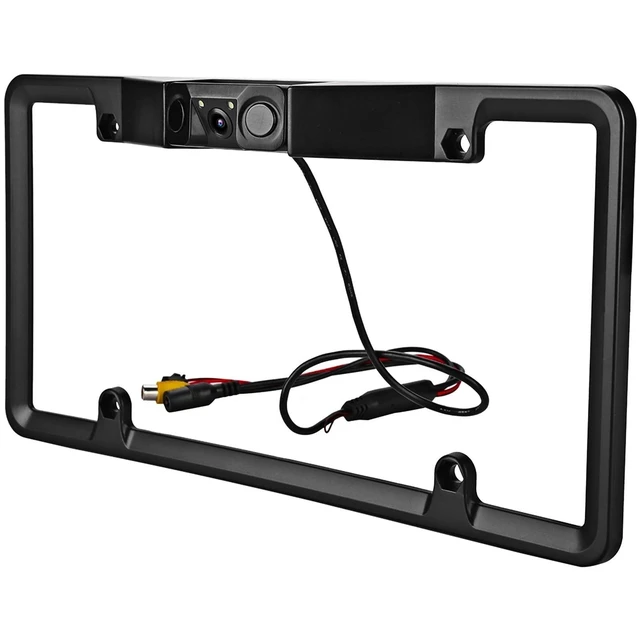 Alt view image 6 of 10 - Car Reverse Camera, Car Rear Camera, HD Night License Plate Rear View Camera, IP67 Waterproof Universal Rear License Plate Camera