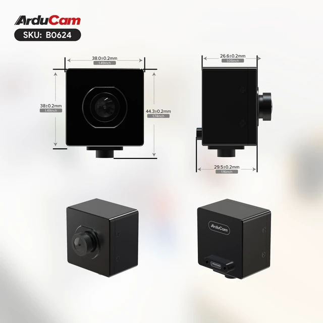 Alt view image 7 of 10 - Arducam USB 3.0 Camera, 3MP ISX031 120 dB HDR USB Camera Module, 127(D) Wide Angle UVC Webcam, Built-in ISP, LED Flicker Mitigation