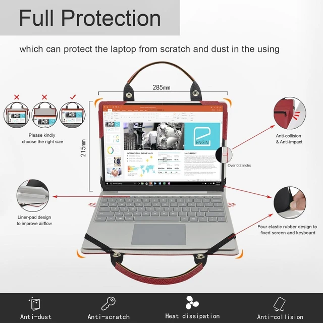 Alt view image 9 of 10 - Laptop Case Cover Sleeve Bag for Lenovo ThinkPad L14 Gen 5 with Portable Bag with Bag Handle,Black