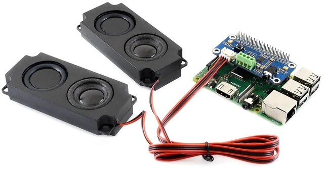 Alt view image 10 of 10 - Audio HAT Module for Raspberry Pi 4B/3B+/3B/2B/B+/A+/Zero/Zero W/Pi Zero WH,WM8960 Hi-Fi Sound Card HAT Stereo CODEC, Play/Record
