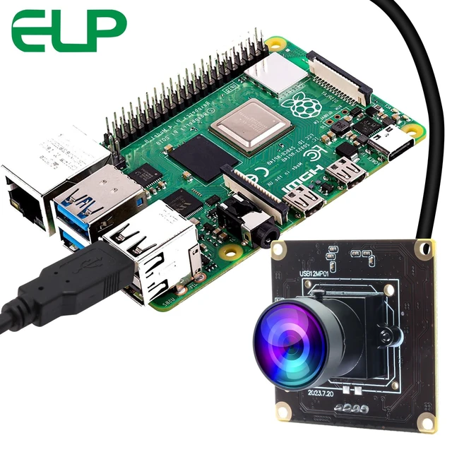 Alt view image 10 of 10 - ELP 1080P 120fps USB Fisheye Camera Module for Computer 12MP PC Camera Wide Angle Web Camera for Desktop Computer Industrial Embedded USB Security Camera Mini Lightburn Camera for Raspberry Pi