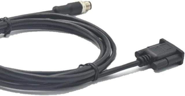 Alt view image 7 of 8 - YCYUYUFUNS M12 8pin to DB9 RS232 Waterproof Power Industrial Cable Assembly D-Sub 9Pin Male Shielded Cable (39.3in/1M)