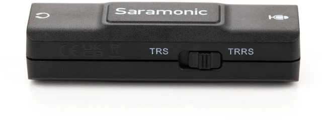 Alt view image 9 of 10 - Saramonic SR-EA2D Lightning Audio Interface with 3.5mm TRS or TRRS Mic Input and 3.5mm Headphone Out for Apple iPhones and iPads with Lightning, Black