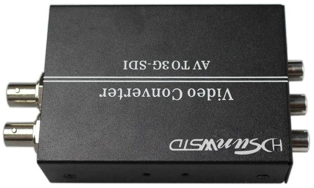 Alt view image 7 of 10 - HDSUNWSTD Audio Video AV/CVBS L/R to SDI Adapter Converter,cvbs to HD-SDI/3G-SDI Video Converter for HDTV Camera