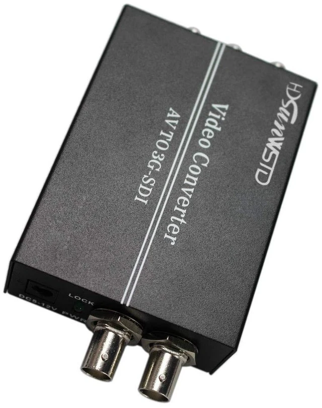 Alt view image 10 of 10 - HDSUNWSTD Audio Video AV/CVBS L/R to SDI Adapter Converter,cvbs to HD-SDI/3G-SDI Video Converter for HDTV Camera