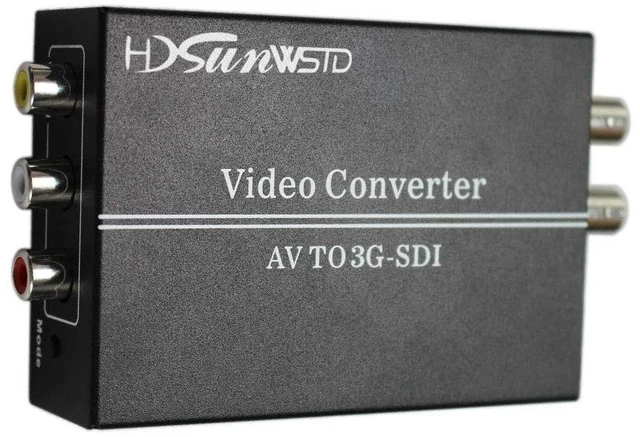 Alt view image 9 of 10 - HDSUNWSTD Audio Video AV/CVBS L/R to SDI Adapter Converter,cvbs to HD-SDI/3G-SDI Video Converter for HDTV Camera