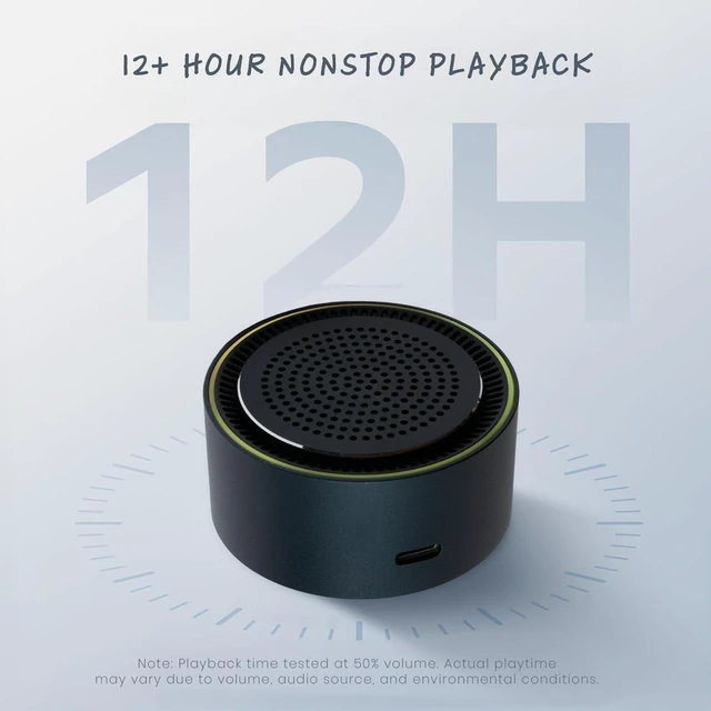 Alt view image 8 of 10 - MagBeat Bluetooth Speaker with Magnetic Wireless Charger (Midnight), Portable Stereo Sync TWS, Booming Bass, Up to 10H, IPX7 Waterproof, Aluminum Unibody Design for Home/Outdoor/Beach, Birthday Gift