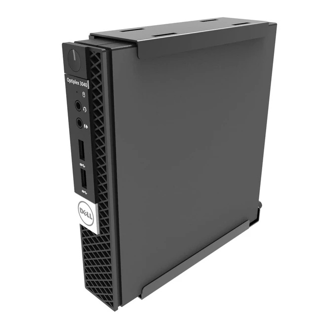 Alt view image 7 of 10 - JINGCHENGMEI Wall Mount for Mini PC, Compatible with Dell OptiPlex Micro Form Factor Case, VESA and Under Desk Available, Fits MFF 7080, 7060, 7010, 5060, 3040, 3046, 3050, 3060, 3090 and More(HDM)