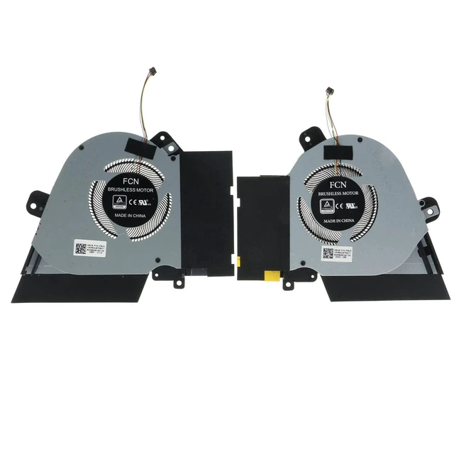 Alt view image 6 of 10 - Replacement CPU&GPU Cooling Fan for ASUS ROG Zephyrus GX502G GX502GW GX502GV GU502LV GU502GW GU502DU GU502GV 12V 1A 13NR0240T02111 13NR0240T01211
