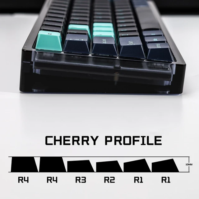 Alt view image 8 of 10 - KBDiy Hammerhead Dark PBT Double Shot Orange Keycap Set,174 Keys Retro Custom Key Cap Keycaps 60 Percent Cherry Profile Keycaps for 61/64/68/84/87/100/104/108 Mechanical Keyboard