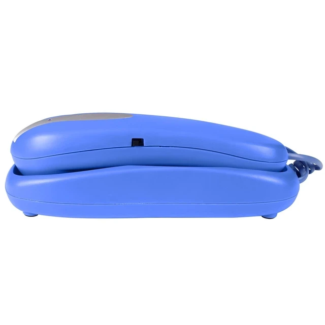 Alt view image 8 of 10 - Slimline Blue Colored Phone for Wall Or Desk with Memory