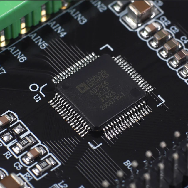 Alt view image 10 of 10 - Teyleten Robot AD7606 Module Multi-Channel AD Data Acquisition Module 16-bit ADC 8-Channel Synchronization Sampling Frequency 200KHz