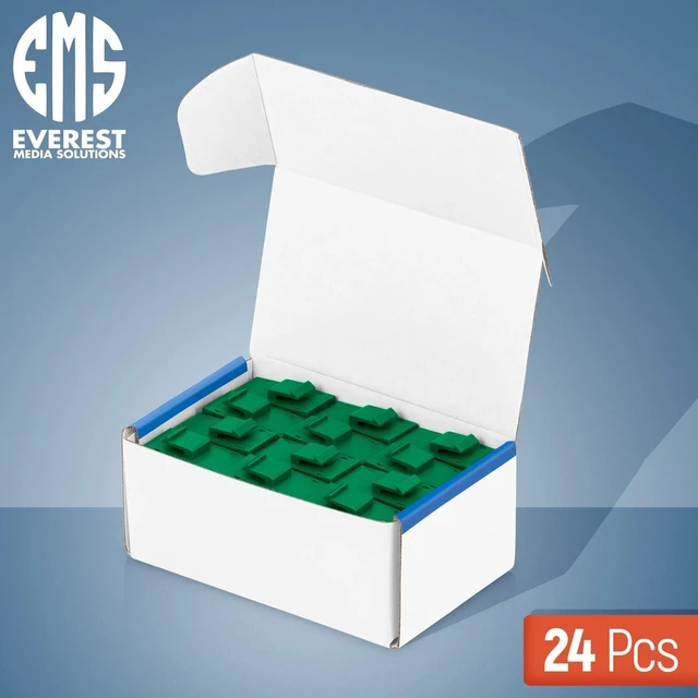 Alt view image 7 of 10 - Everest Cat6 RJ45 Keystone Coupler (24-Pack) in Green - RJ45 Coupler - Cat 6 Couplers - Female to Female Cat6 Keystone Jacks - Ethernet Couplers - Ethernet Cable Extender