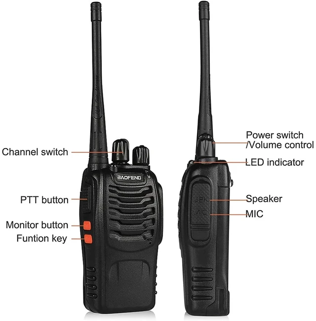 Alt view image 7 of 10 - BAOFENG BF-888S Two-Way Radios (Pack of 2)