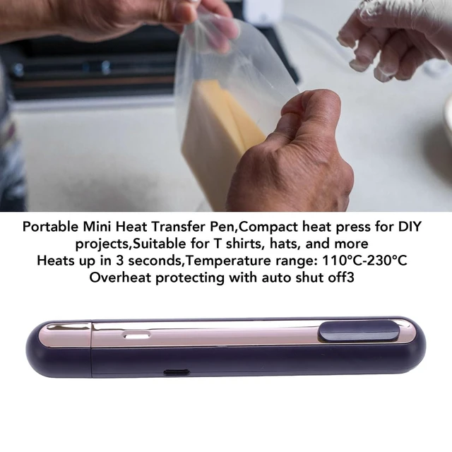 Alt view image 7 of 10 - Thermo Pen, Hot Foil Pen, Identity Theft Protecting Pen for Permanent Erasing Receipt Shipping Label, or Any Thermal Prints, Mini Heat Press Pen