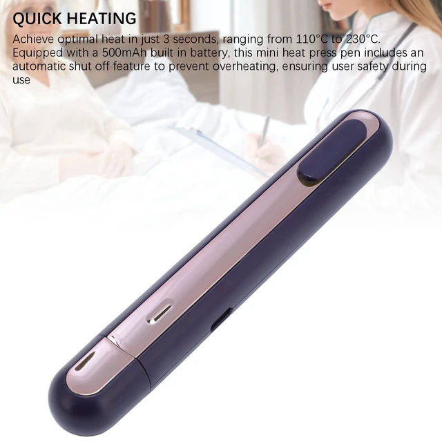 Alt view image 9 of 10 - Thermo Pen, Hot Foil Pen, Identity Theft Protecting Pen for Permanent Erasing Receipt Shipping Label, or Any Thermal Prints, Mini Heat Press Pen