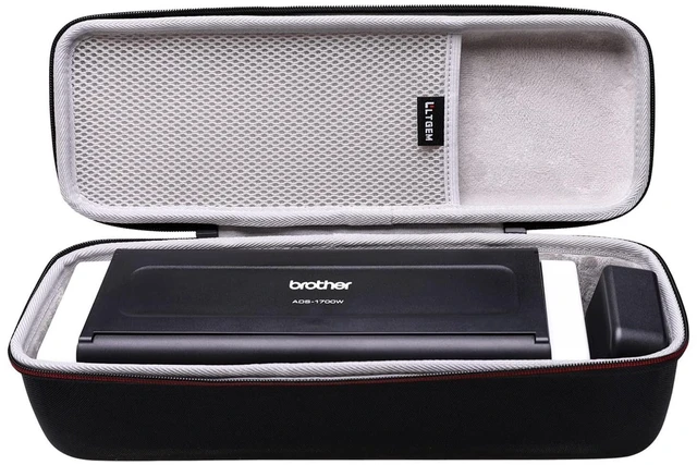Alt view image 6 of 10 - LTGEM Hard Case for Brother ADS-1700W / ADS-1800W / ADS-1300 / ADS-1200 / ADS-1350W / ADS-1250W Wireless Document Scanner - Travel Protective Carrying Storage Bag