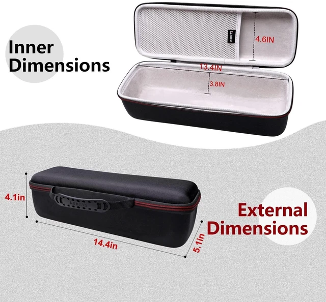 Alt view image 10 of 10 - LTGEM Hard Case for Brother ADS-1700W / ADS-1800W / ADS-1300 / ADS-1200 / ADS-1350W / ADS-1250W Wireless Document Scanner - Travel Protective Carrying Storage Bag