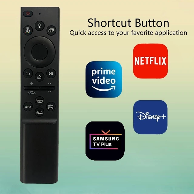 Alt view image 9 of 10 - Voice Remote Control Replacement for Samsung QN90D Series Neo Quantum HDR QLED 4K Smart TV QN43QN90DAFXZA QN50QN90DAFXZA QN55QN90DAFXZA QN65QN90DAFXZA QN75QN90DAFXZA QN85QN90DAFXZA QN98QN90DAFXZ