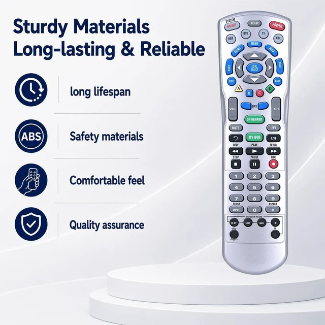 Alt view image 8 of 10 - ZWP Replacement for Charter Spectrum 1060BC2 1060BC3 Remote Control, Compatible for Spectrum P12404-C4, Charter Ocap4 (C4000 & S4000) 4-devic HDTV DVR Cable Box