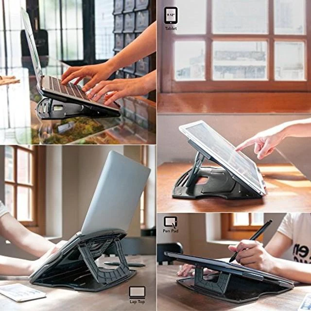 Alt view image 10 of 10 - MAX SMART Universal Drawing Tablet Stand, Adjustable Compatible with Artisul, iPad Pro, Wacom, Cintiq, Huion, XP-Pen