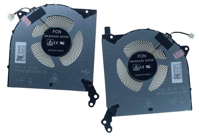 Alt view image 6 of 10 - Sicastar New CPU and GPU Cooling Fan Work for Lenovo Legion 5-15IMH05 5-15IMH05H 5-15ARH05 81Y6 82AU 82B5 5F10S13914 Series
