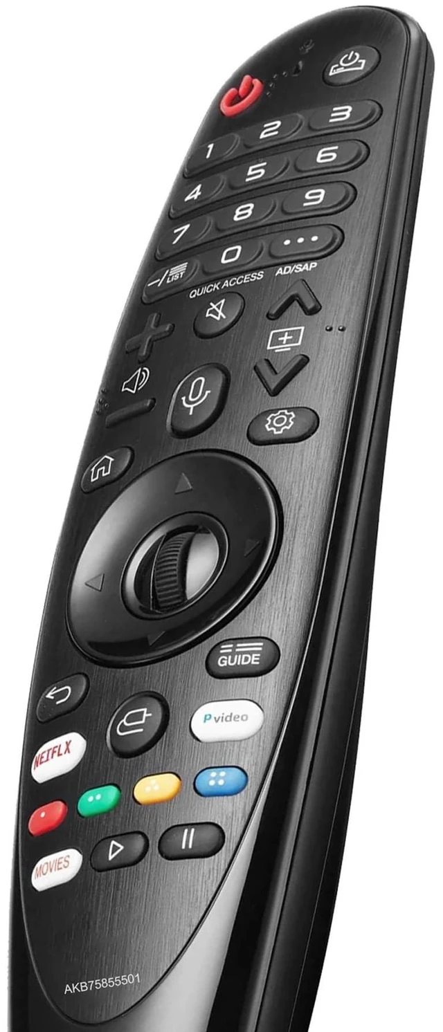 Alt view image 6 of 10 - Magic Remote for LG UHD OLED QNED NanoCell Webos Smart TV Voice Magic Remote Control Replacement AKB75855501 AN-MR20GA MR19BA MR18BA MR21 MR22 MR23 MR24 GA GN, with Voice and Pointer Function