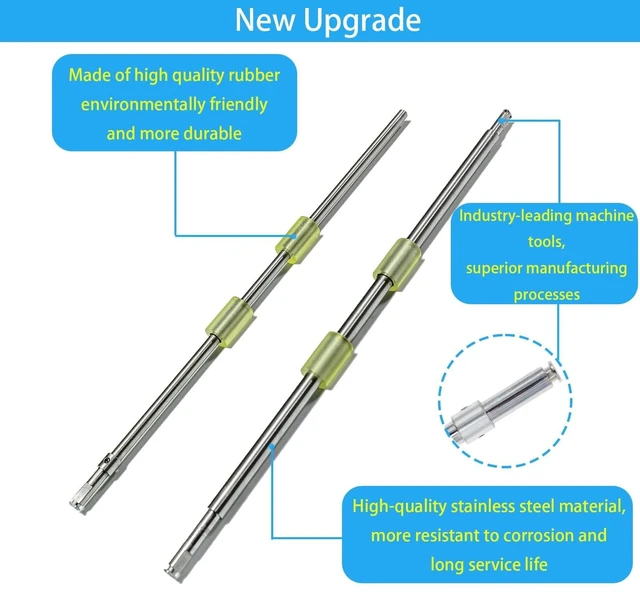 Alt view image 9 of 10 - 2025 Upgraded Feed Roller Kit with Iron Shaft, Compatible with Fujitsu Fi-6130 Fi-6130Z Fi-6140 Fi-6140Z Fi-6230 Fi-6230Z Fi-6240 Fi-6240Z Fi-6125 Fi-6225 etc, Parts Number: PA03540-Y075 (2PCS)