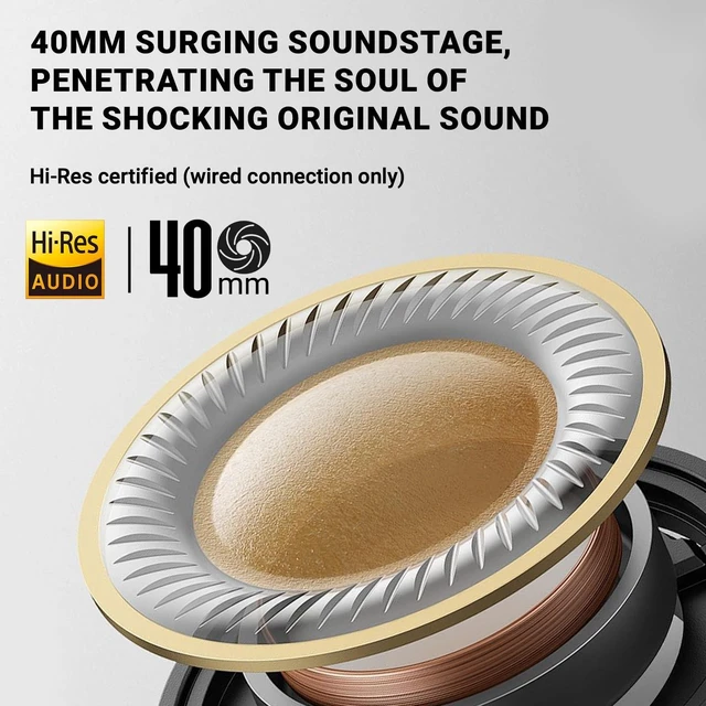 Alt view image 8 of 10 - Edifier V80 Hybrid Active Noise Cancelling Headphones, True Wireless Over Ear Bluetooth Headset with 45H Playtime Hi-Res Audio Fast Charging Multipoint Connection for Travel Home Office - Ivory