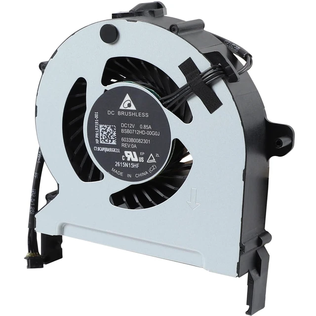 Alt view image 6 of 10 - GPU Cooling Fan for HP Z2 Mini G5 Desktop Workstation L97191-001 BSB0712HD-00G0J 6033B0082301 DC12V 0.85A Cooler Fan 17mm Thickness