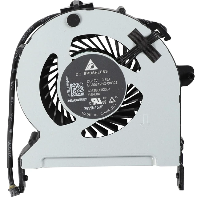 Alt view image 8 of 10 - GPU Cooling Fan for HP Z2 Mini G5 Desktop Workstation L97191-001 BSB0712HD-00G0J 6033B0082301 DC12V 0.85A Cooler Fan 17mm Thickness