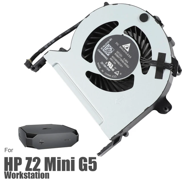 Alt view image 9 of 10 - GPU Cooling Fan for HP Z2 Mini G5 Desktop Workstation L97191-001 BSB0712HD-00G0J 6033B0082301 DC12V 0.85A Cooler Fan 17mm Thickness