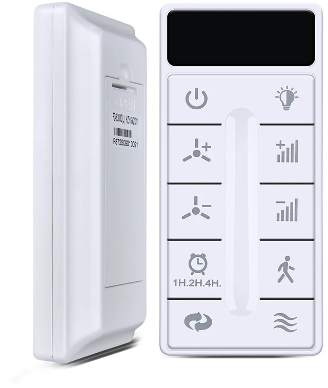 Alt view image 7 of 10 - RYQIF Replacement Remote Control fits Wisful 56" Ceiling Fans HZY-SM21001 HZY-SM21003 HZY-SM21004, KOWNPY 52" Ceiling Fans HZY-SM21009 HZY-SM21010