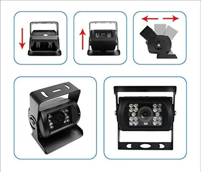 Alt view image 9 of 10 - Vehicle Backup Camera,Rear View Camera,Car Reversing Camera for RV Camper Truck Pickup Bus Waterproof Shockproof Night Vision Wide View Angle 12V 24V (4 Pin Connector, CMOS/CVBS Rear)