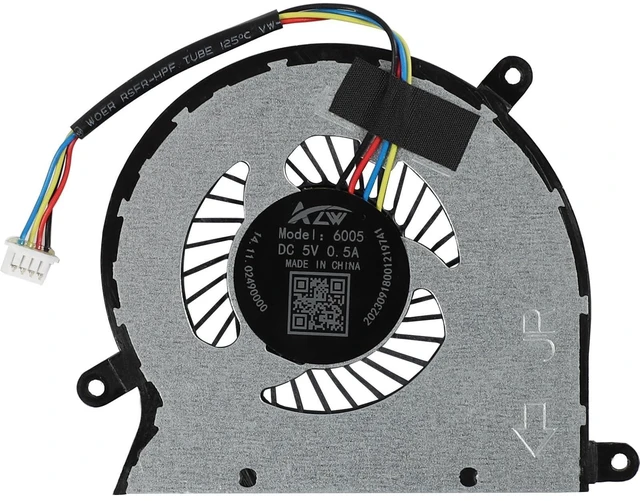 Alt view image 6 of 10 - CPU Cooling Fan Replacement for BeelinK Mini PC EQ12 N100, EQ12 Pro N305, S12 Pro N100, Model: 6005 BF06005H05FP 14.11.02490000, DC 5V 0.5A 4-Pin Internal Cooler Fan