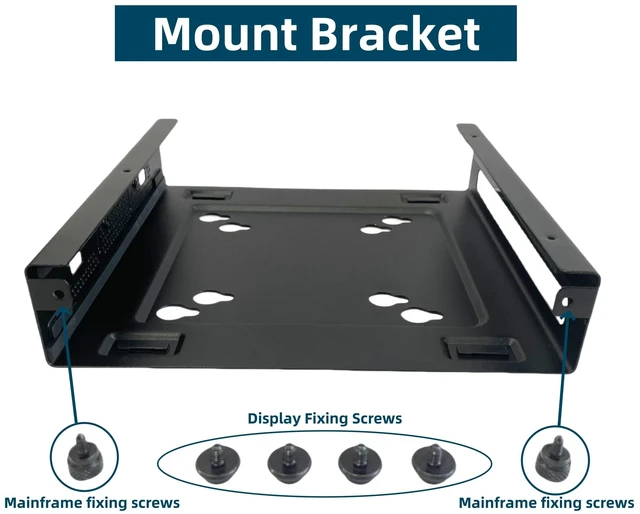 Alt view image 8 of 10 - Mini PC Monitor Mounting Bracket VESA for Lenovo ThinkCentre M72E M73 M900 M710q M910q M910X M720q M920q M920X M730q M740q M930q M70q M80q M90q ThinkStation P320 P330 P340 P360 (Bracket)