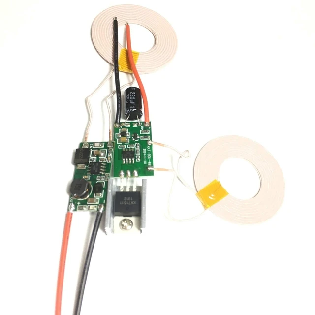 Alt view image 10 of 10 - Taidacent 10mm Distance 12V1A Output High Current Wireless Charging Module Wireless Power Supply Module (12V1A 10mm)