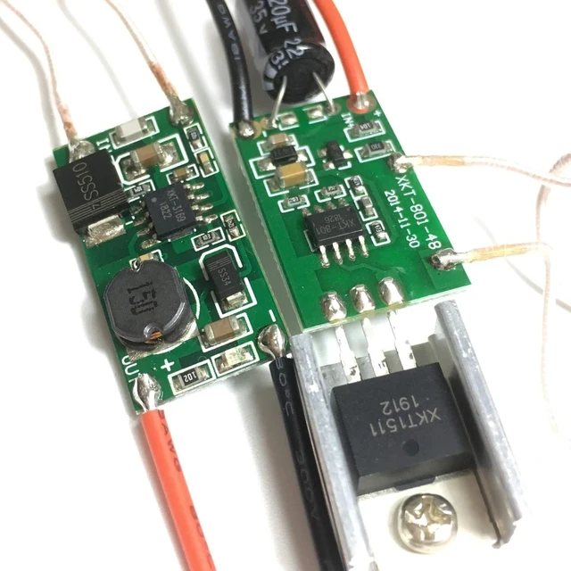 Alt view image 9 of 10 - Taidacent 10mm Distance 12V1A Output High Current Wireless Charging Module Wireless Power Supply Module (12V1A 10mm)