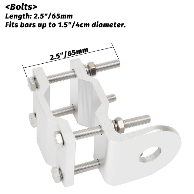Alt view image 10 of 12 - TWAYRDIO NMO Antenna Mount Bracket, Roll Bar/Mirror Mounting Bracket, Antenna Mount with NMO to SO239 Adapter for Car Truck Off-Roading and Overlanding