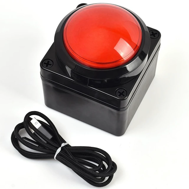 Alt view image 6 of 10 - Yoqanr Programmable USB Macro Space Keyboard, Major Policy Decision Button, One Handed Keyboard, Space Game PC Switch Control, Customized Combination Buttons (Red)
