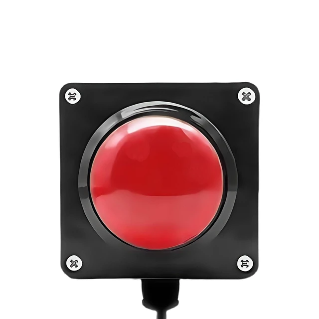 Alt view image 10 of 10 - Yoqanr Programmable USB Macro Space Keyboard, Major Policy Decision Button, One Handed Keyboard, Space Game PC Switch Control, Customized Combination Buttons (Red)
