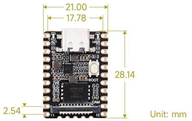 Alt view image 10 of 10 - LuckFox Pico Mini Linux RV1103 Rockchip AI Board ARM Luckfox-Pico-Mini-B