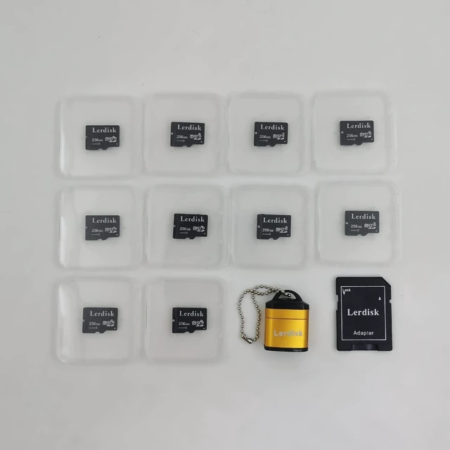 Alt view image 10 of 10 - Factory Wholesale Micro SD Card 256MB (0.25GB) Pack of 10 in Bulk Low Capacity for MP3/Old Phones/Small Files Only -Not for Cameras/Dashcams/GB Devices