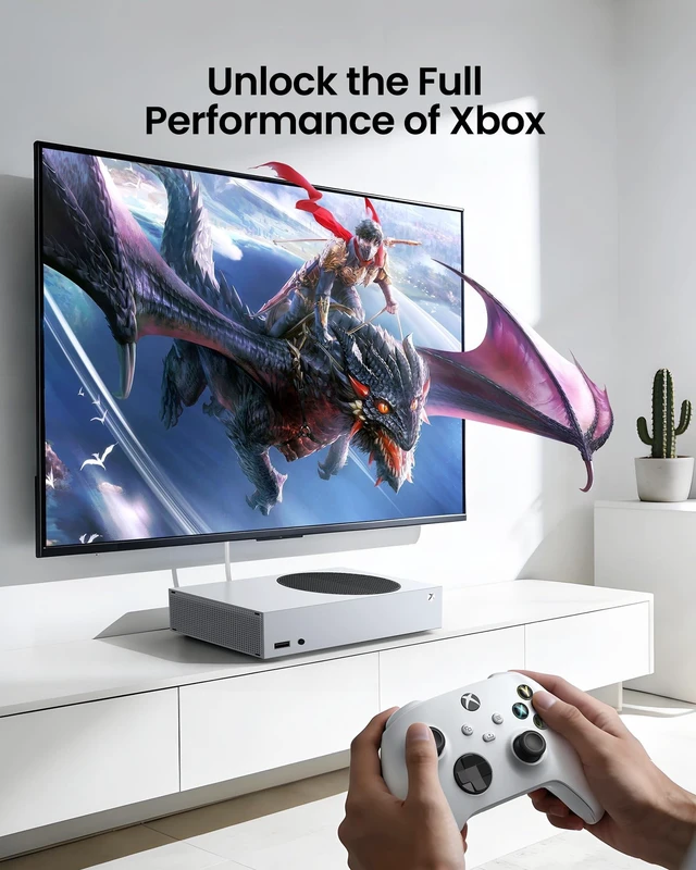 Alt view image 8 of 10 - Silkland Certified HDMI 2.1 Cable Compatible with PS5 and Xbox Series X/S, 10FT Braided, Minimalist Design, 4K@120Hz 8K@60Hz, 48Gbps Ultra High Speed HDMI Cable, DTS:X,HDR for TV/MacBook Pro/Mac mini