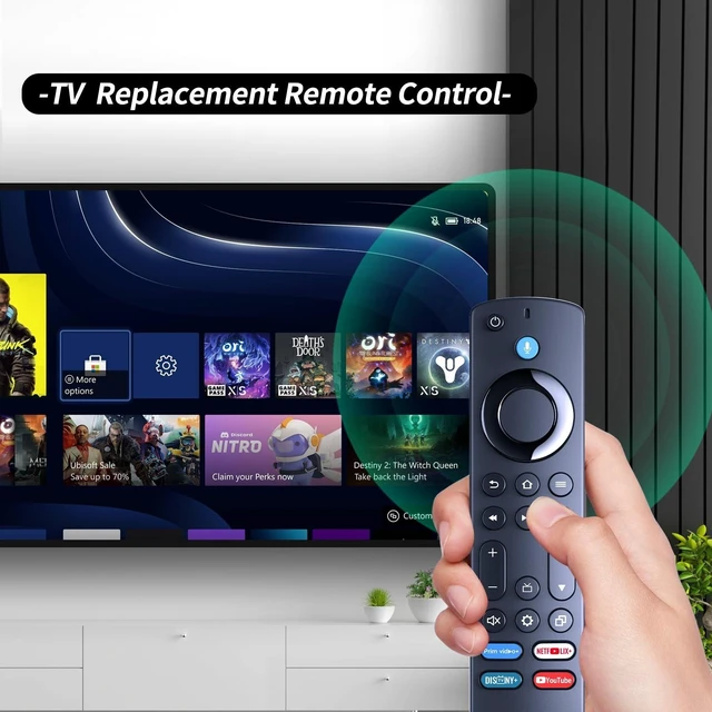 Alt view image 7 of 10 - WDZP New ERF3C84T(1344) Vioce Replacement Remote Control fit for Hisense tv 43C350NU 50C350NU 65C350NU 55C350NU